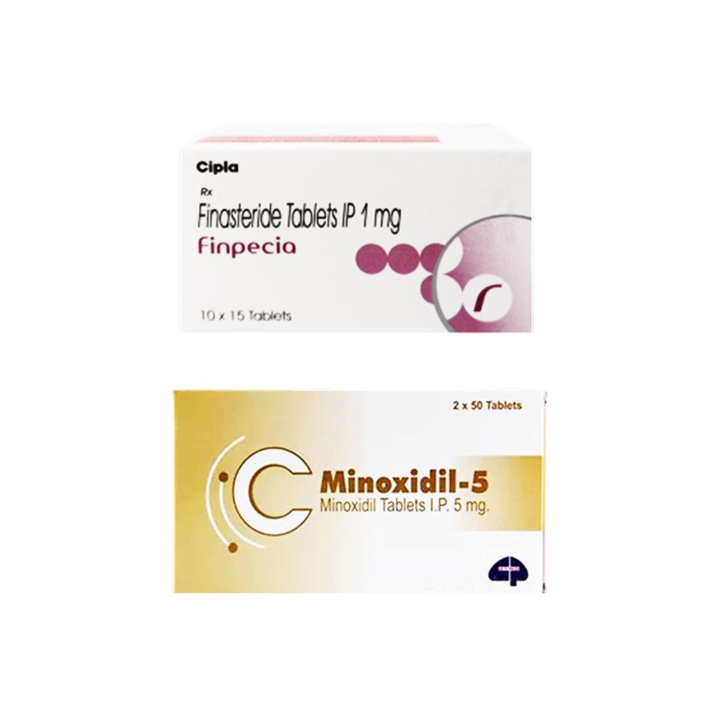 핀페시아 300정 + 미녹시딜 5mg 300정 (피나스테리드 Finasteride 1mg + 미녹시딜 Minoxidil 5mg)