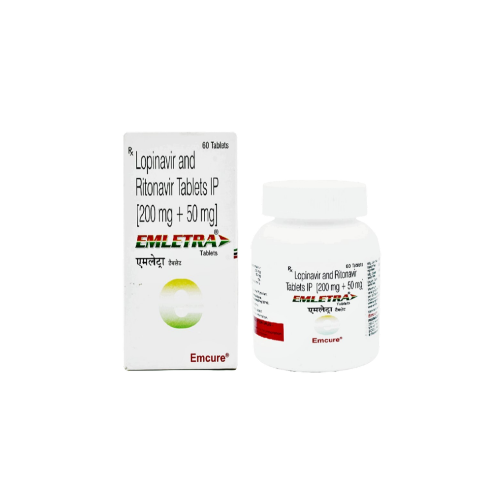 에믈레트라 ( 로피나비어 + 리토나비르 Lopinavir + Ritonavir 200mg + 50mg )