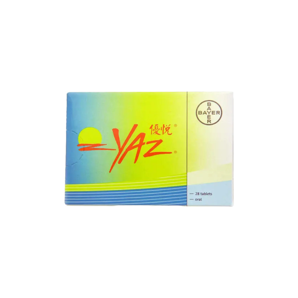 야즈 ( 드로스피레논 + 에치닐에스트라디올 Drospirenone + Ethinyl Estradiol 3mg 0.03mg )