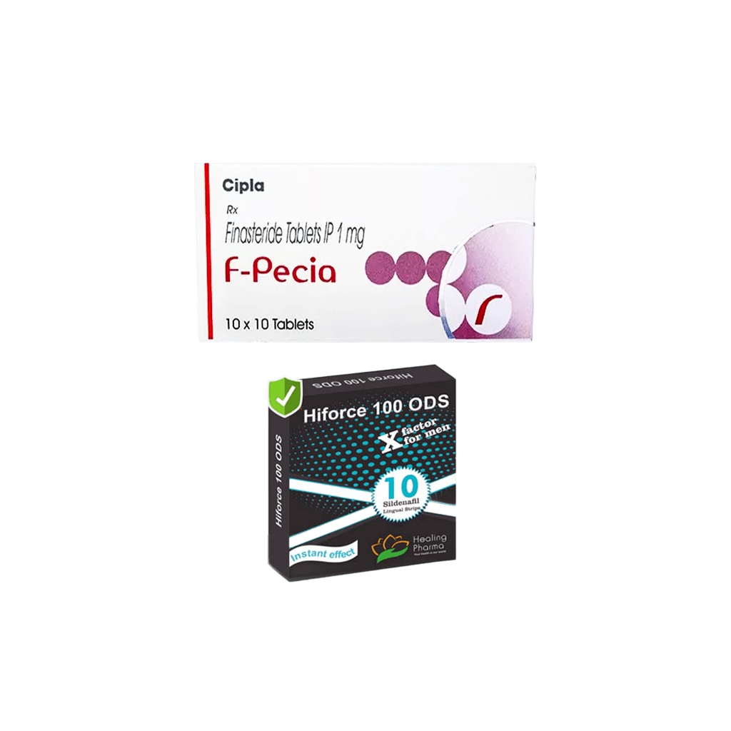 에프페시아 + 하이포스 100 ODS ( Finasteride 피나스테리드 1mg + 실데나필 Sildenafil 100mg)