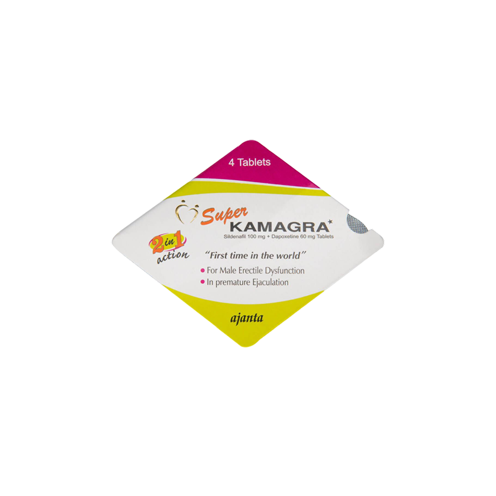 슈퍼 카마그라 (구연산 실데나필 Sildenafil Citrate 100mg + 다폭세틴 Dapoxetine 60mg)