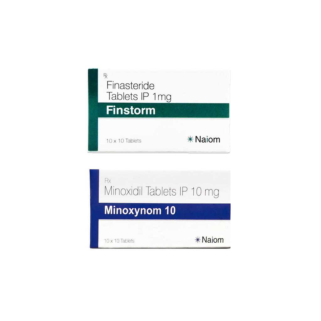 핀스톰 + 미녹시놈 10 (피나스테리드 Finasteride 1mg + 미녹시딜 Minoxidil 10mg)