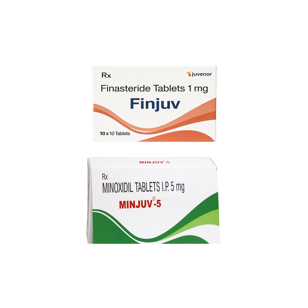 핀주브 + 민주브 (피나스테리드 + 미녹시딜 Finasteride + Minoxidil 1mg 5mg)