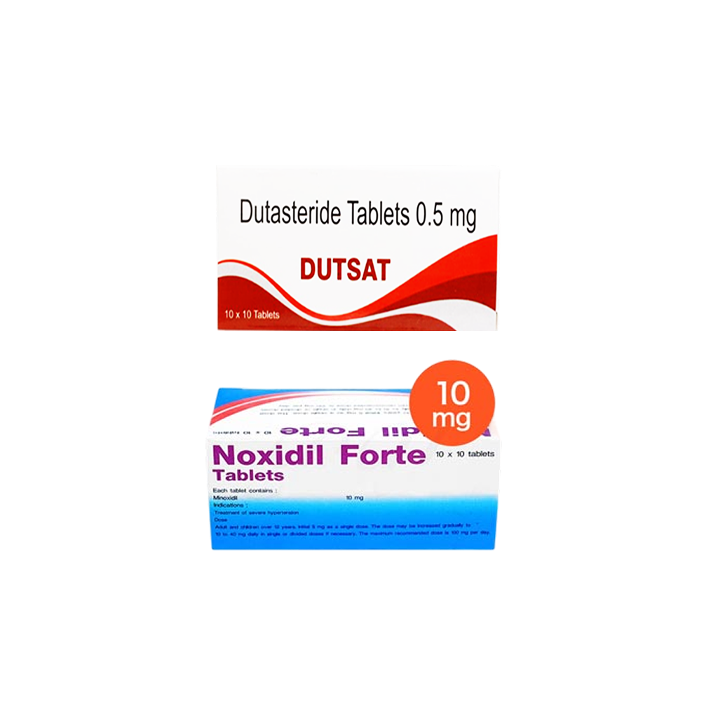 두사트 + 녹시딜 포르테 (두타스테리드 Dutasteride 0.5mg + 미녹시딜 Minoxidil 10mg)
