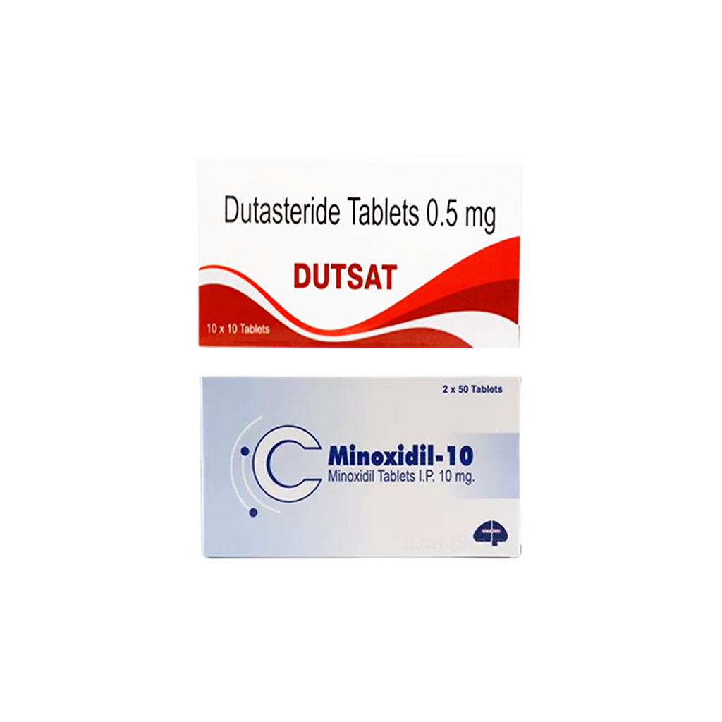 두사트 + 미녹시딜 10 (두타스테리드 Dutasteride 0.5mg + 미녹시딜 Minoxidil 10mg)