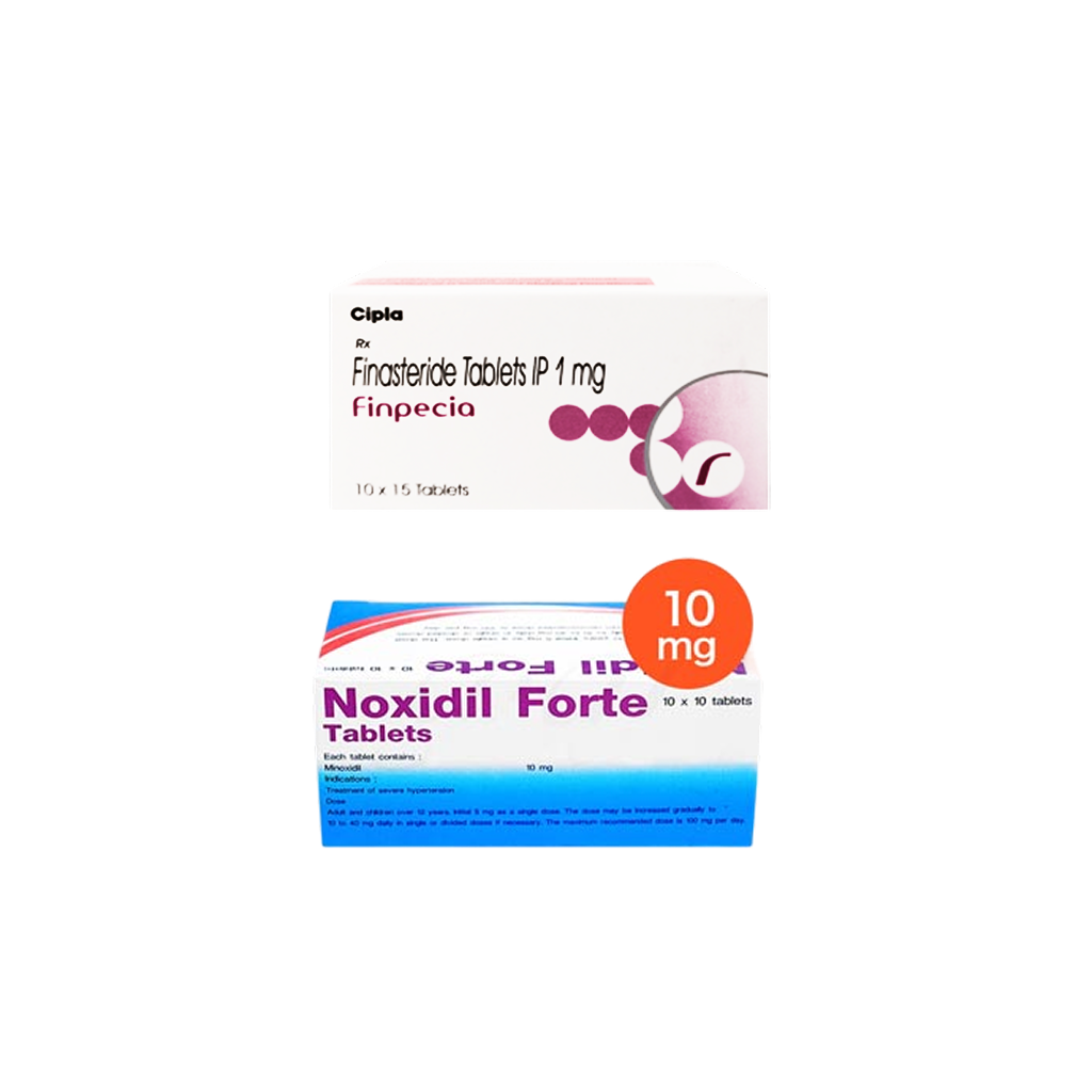 핀페시아 300정 + 녹시딜 10 300정 (피나스테리드 Finasteride 1mg + 미녹시딜 Minoxidil 10mg)