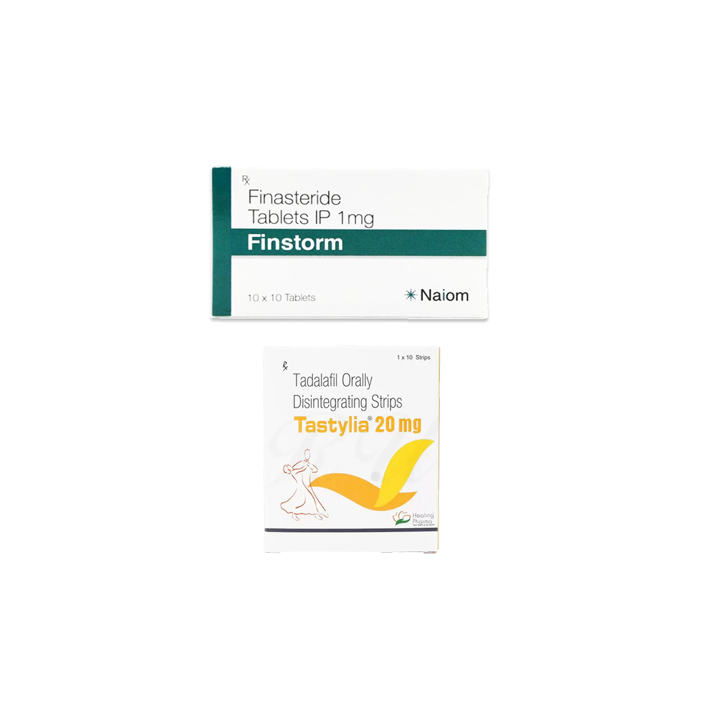 핀스톰 + 타스틸리아 20 ( 피나스테리드 Finasteride 1mg ) + ( 타다라필 tadalafill 20mg )