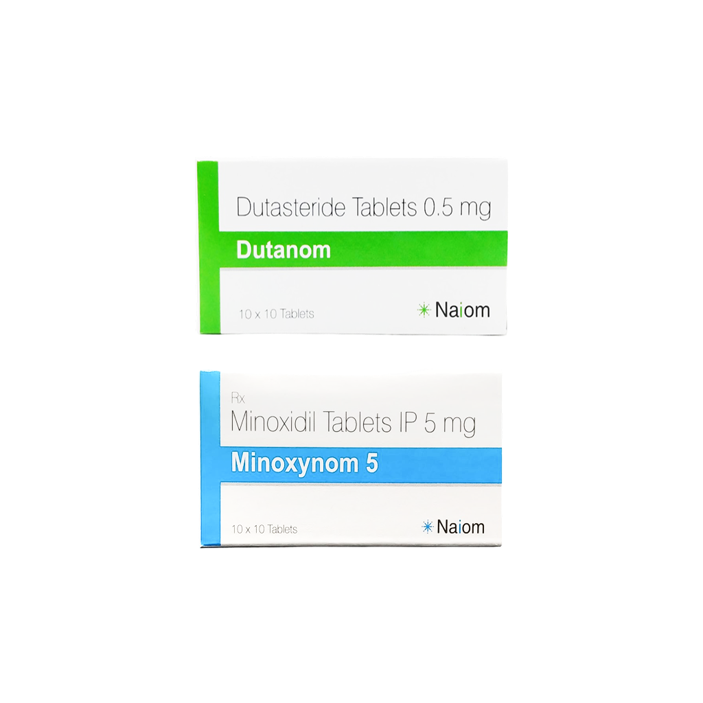 두타놈 + 미녹시놈 5 (두타스테리드 Dutasteride 0.5mg + 미녹시딜 Minoxidil 5mg)