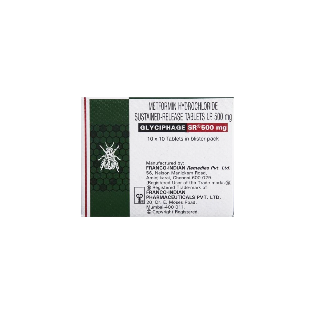 글리시파지 SR 500mg (메트포르민 Metformin Hydrochloride 500mg)