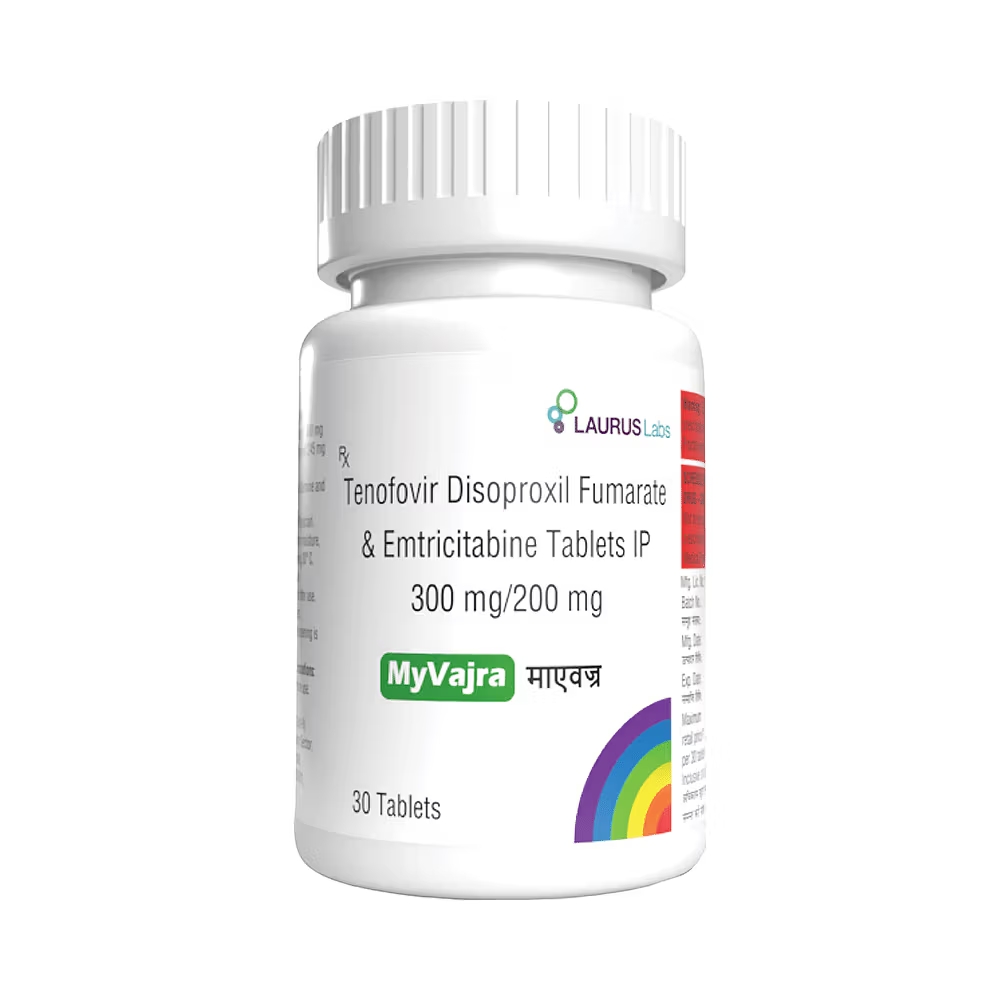 마이바즈라 ( 테노포비르 Tenofovir disoproxil fumarate 300mg + 엠트리시타빈 Emtricitabine 200mg )