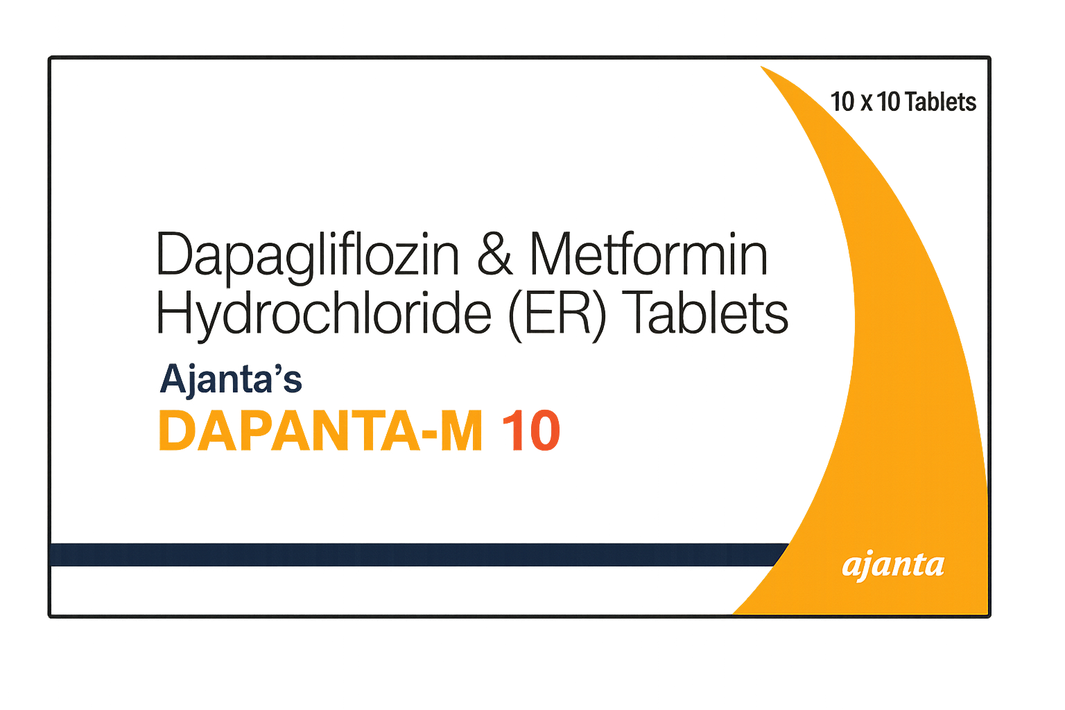 다판다 M 10/500 (다파글리플로진 Dapagliflozin 10mg + 메트포르민 Metformin 500mg)