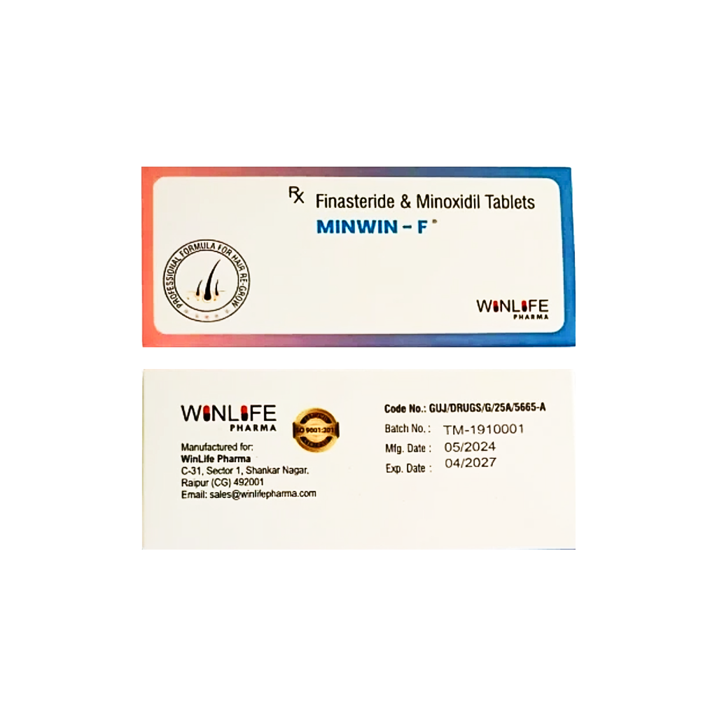 민윈에프 MINWIN-F 600정 (Minoxidil 미녹시딜 5mg + Finasteride 피나스테리드 1mg)