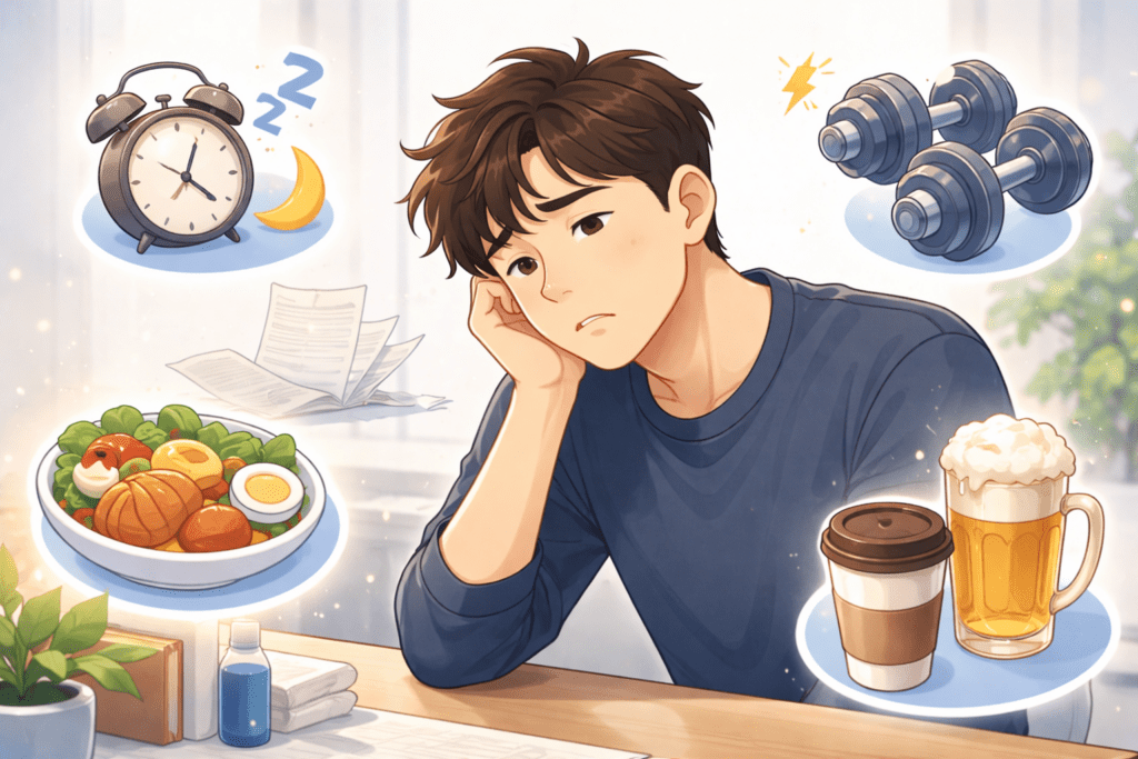 남성 활력 떨어질 때, 가장 먼저 점검해야 할 습관